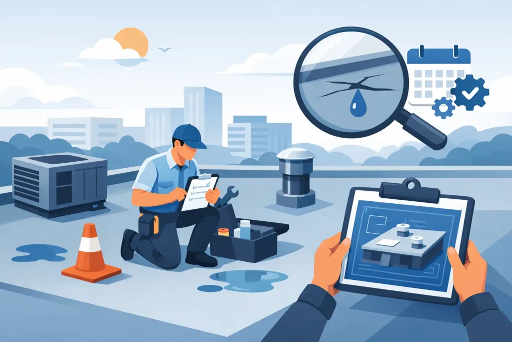 Build a Flat Roof Maintenance Plan That Works