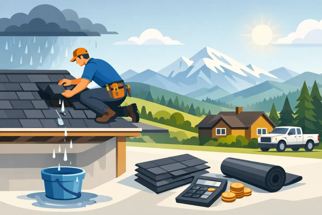Roof Leak Repair Cost in Southern Oregon